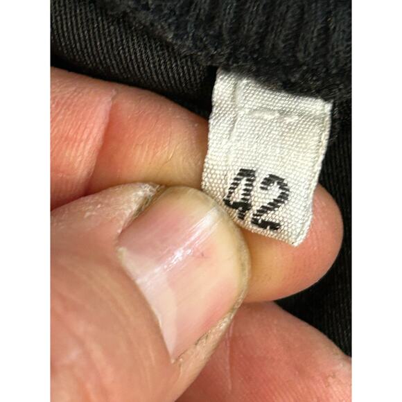 Palestinian Abaya Color Block Zipper Black GUC - Picture 6 of 6